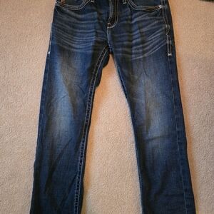 Ariat Men's Dark Blue Straight Jeans